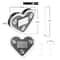 Solar LED Heart Neon Car Window Ambient Light Decoration 6