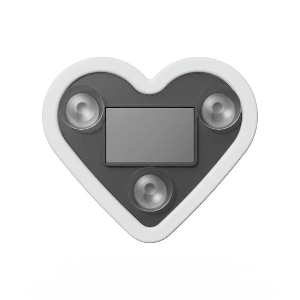 Solar LED Heart Neon Car Window Ambient Light Decoration 0