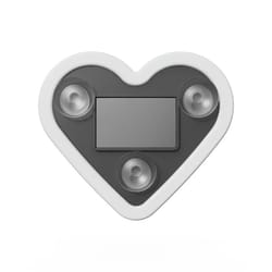 solar led heart neon car window ambient light decoration