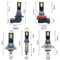 Ultra Bright LED Headlight And Fog Light Bulb Set 12000LM 2