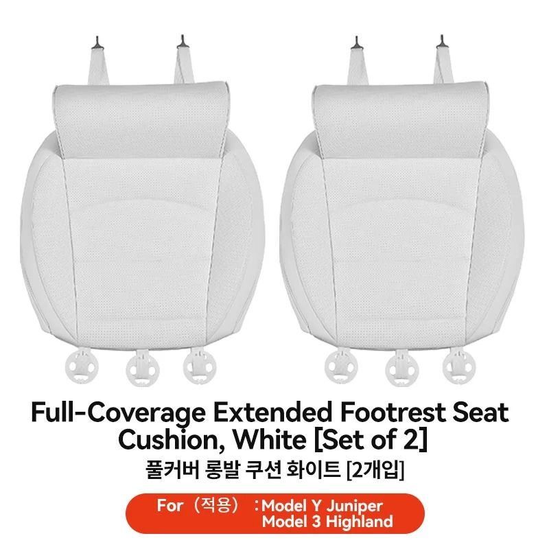 Tesla Model Y And Model 3 Memory Foam Leg Support Seat Extender Cushion 3
