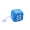 Plush Velvet Dice Car Hanging Pendant Rearview Mirror Decor Set 4