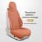 Luxury Linen Car Seat Cover Set Breathable Universal Seat Protector For Cars And SUVs 9