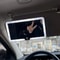 Rechargeable LED Car Vanity Mirror HD Sun Visor Makeup Mirror 5