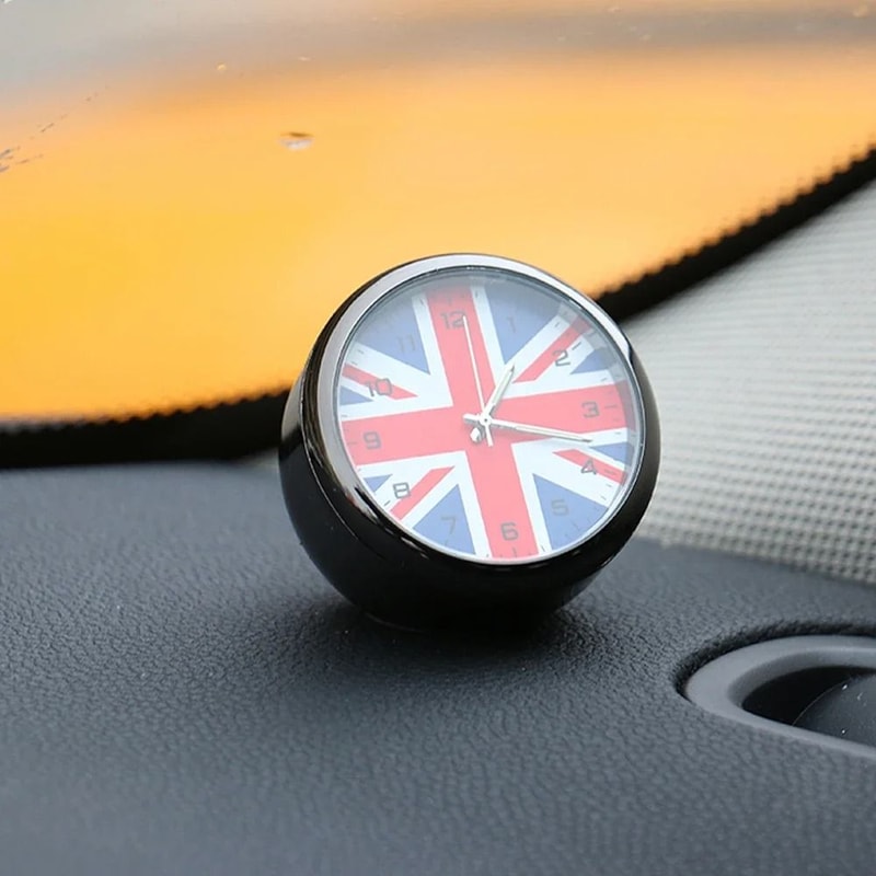 Mini Cooper Dashboard Clock Ornament Stylish Interior Watch Decoration 0