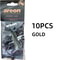 Aeron Gold Tea Scent Hanging Car Air Freshener Paper Pack 2