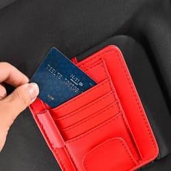 universal car sun visor organizer clip card and glasses holder