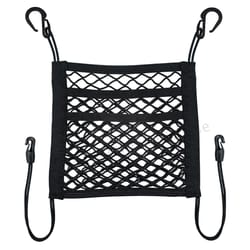 3 layer car seat back organizer net storage barrier pocket