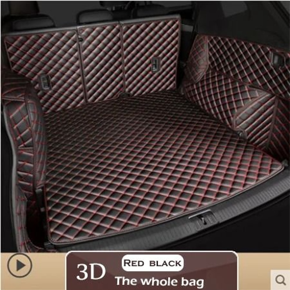 Tesla Model 3 Leather Car Trunk Mat Cargo Liner Boot Protector 11