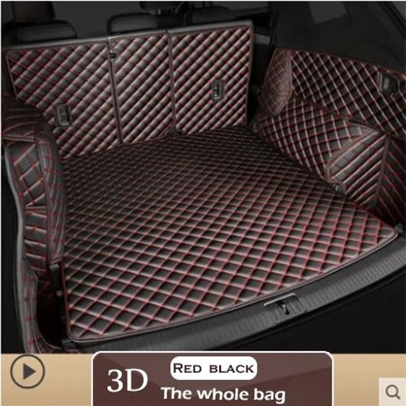 Tesla Model 3 Leather Car Trunk Mat Cargo Liner Boot Protector 11