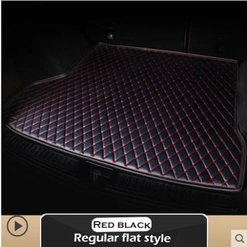 Tesla Model 3 Leather Car Trunk Mat Cargo Liner Boot Protector 13