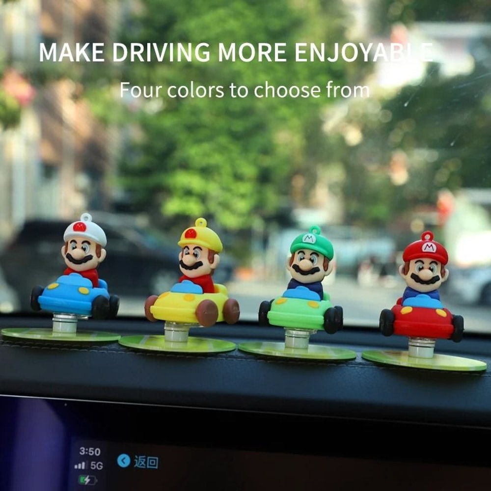 Drift Tail Swing Rotating Car Ornament Dashboard Decoration Toy 14