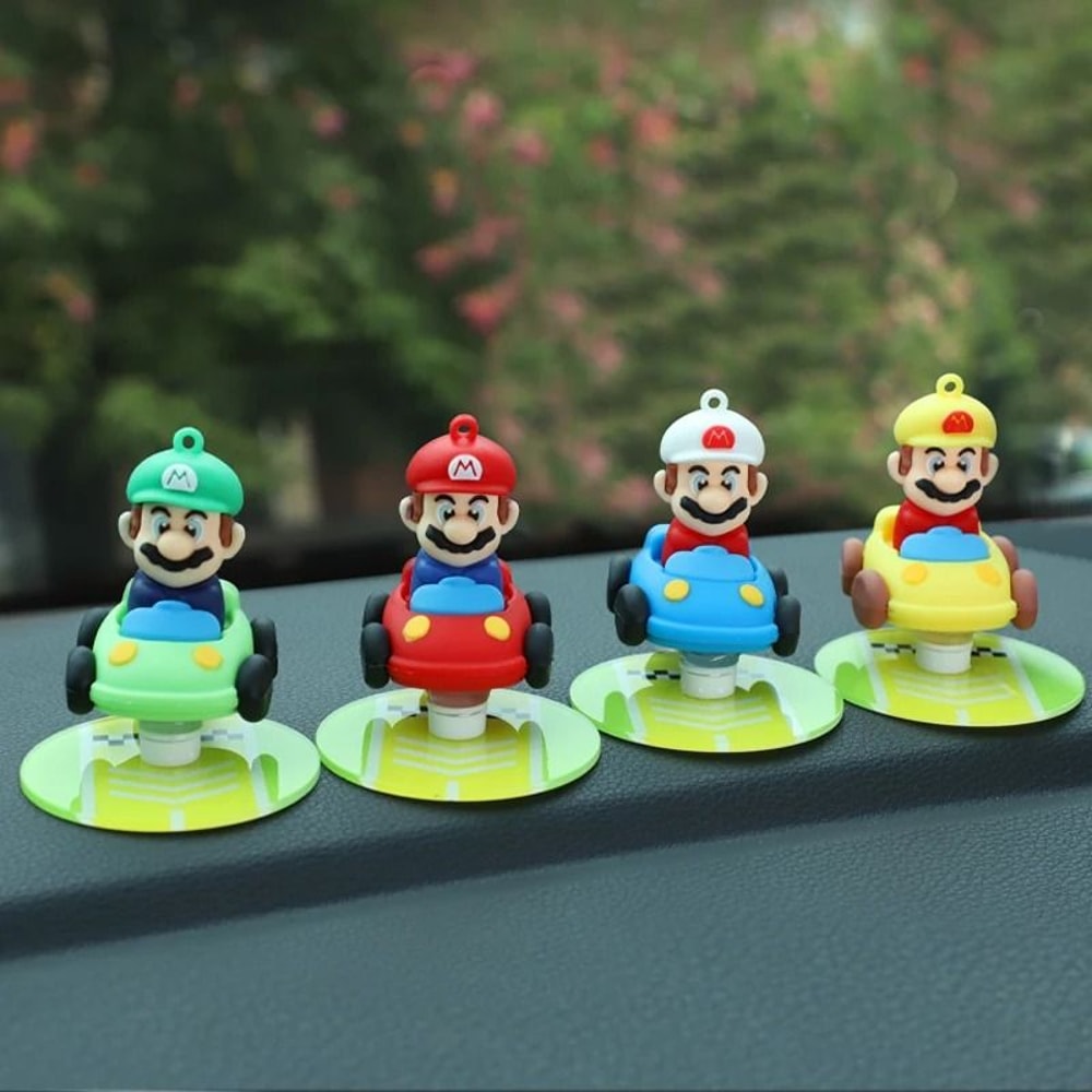 Drift Tail Swing Rotating Car Ornament Dashboard Decoration Toy 11