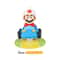 Drift Tail Swing Rotating Car Ornament Dashboard Decoration Toy 6