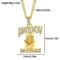Iced Out Prisoner Pendant Necklace AAA Zircon Hip Hop Statement Chain 6