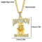 Iced Out Prisoner Pendant Necklace AAA Zircon Hip Hop Statement Chain 6