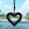 Diamond Heart Car Pendant Crystal Hanging Interior Ornament 1