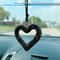 Diamond Heart Car Pendant Crystal Hanging Interior Ornament 4