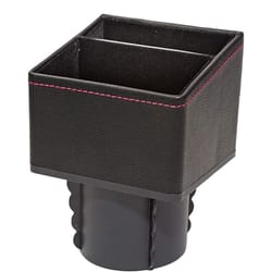 pu leather car center console storage box phone holder organizer