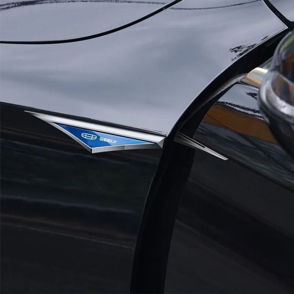 GEELY Car Fender Logo Emblem Side Badge Decal Sticker 8