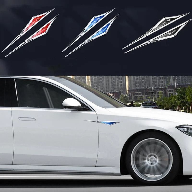 GEELY Car Fender Logo Emblem Side Badge Decal Sticker 0