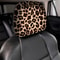 Leopard Print Car Headrest Covers 2 Piece Interior Accessory Set 2