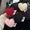Plush Heart Shaped Car Seat Hooks Cute Backseat Organizer Set 0