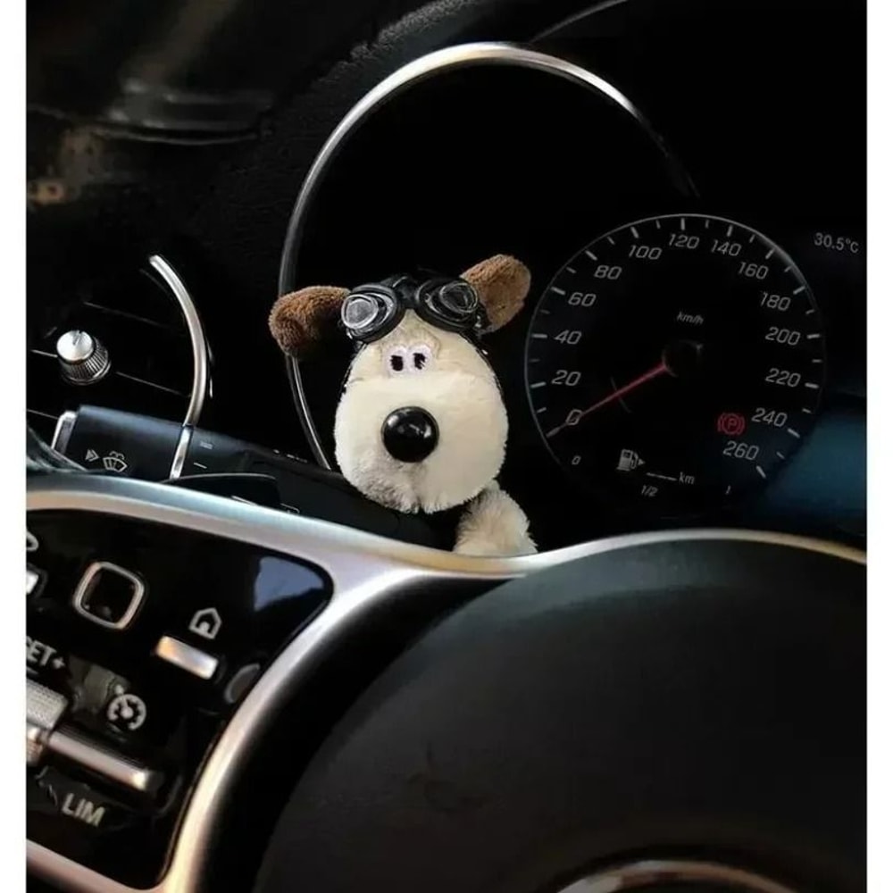 Cute Dog Car Wiper Decoration Dashboard Ornament Accessory 5
