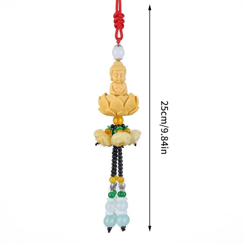 Chinese Style Pixiu Buddha Car Rearview Mirror Pendant 5