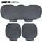 SEAMETAL Universal PU Leather Car Seat Covers Cushion Protector 0