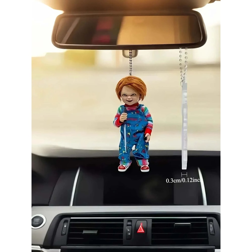 Halloween Jungle Acrylic Keychain Rearview Mirror Hanging Charm 6