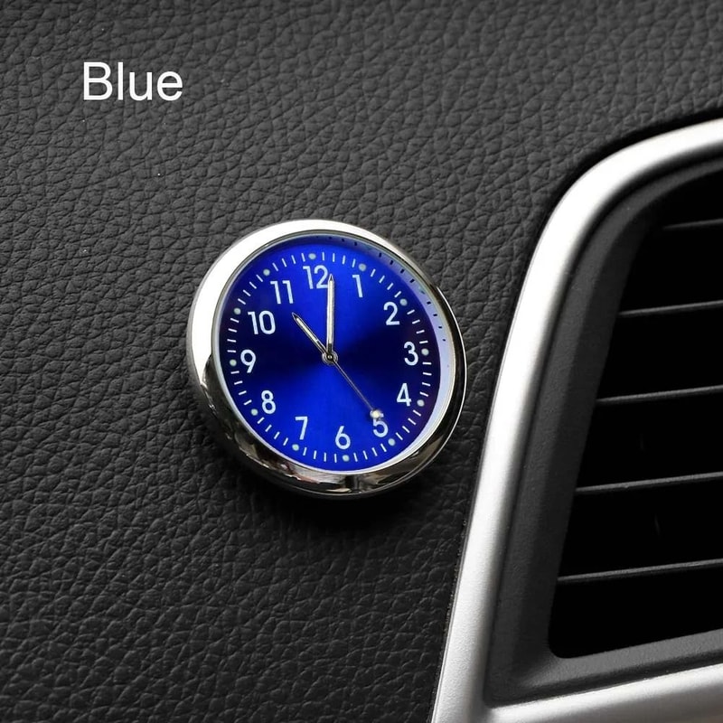 Mini Electronic Car Clock Dashboard Timepiece Ornament 2