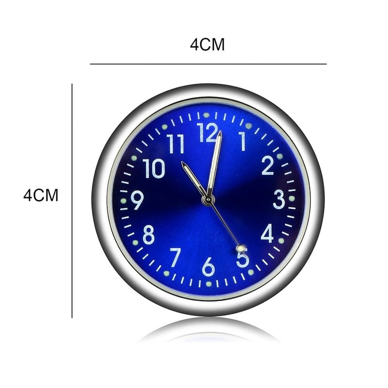 Mini Electronic Car Clock Dashboard Timepiece Ornament 6