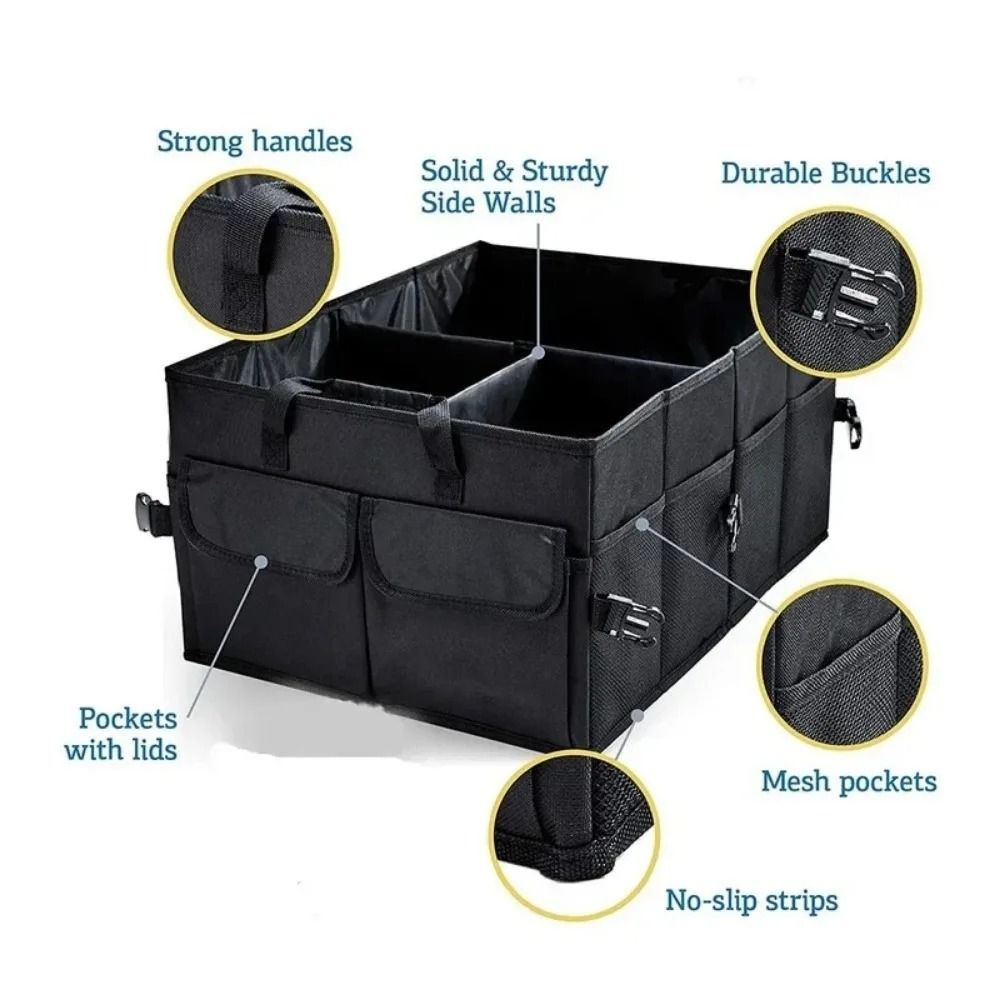 Large Capacity Collapsible Car Trunk Storage Organizer Box 5