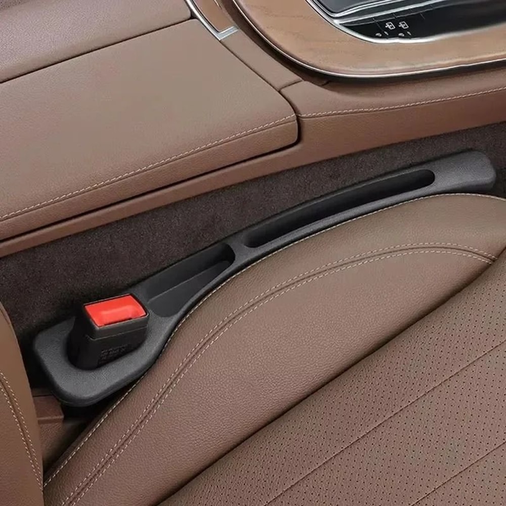 2 Piece Car Seat Gap Filler Organizer Storage Box Set 7