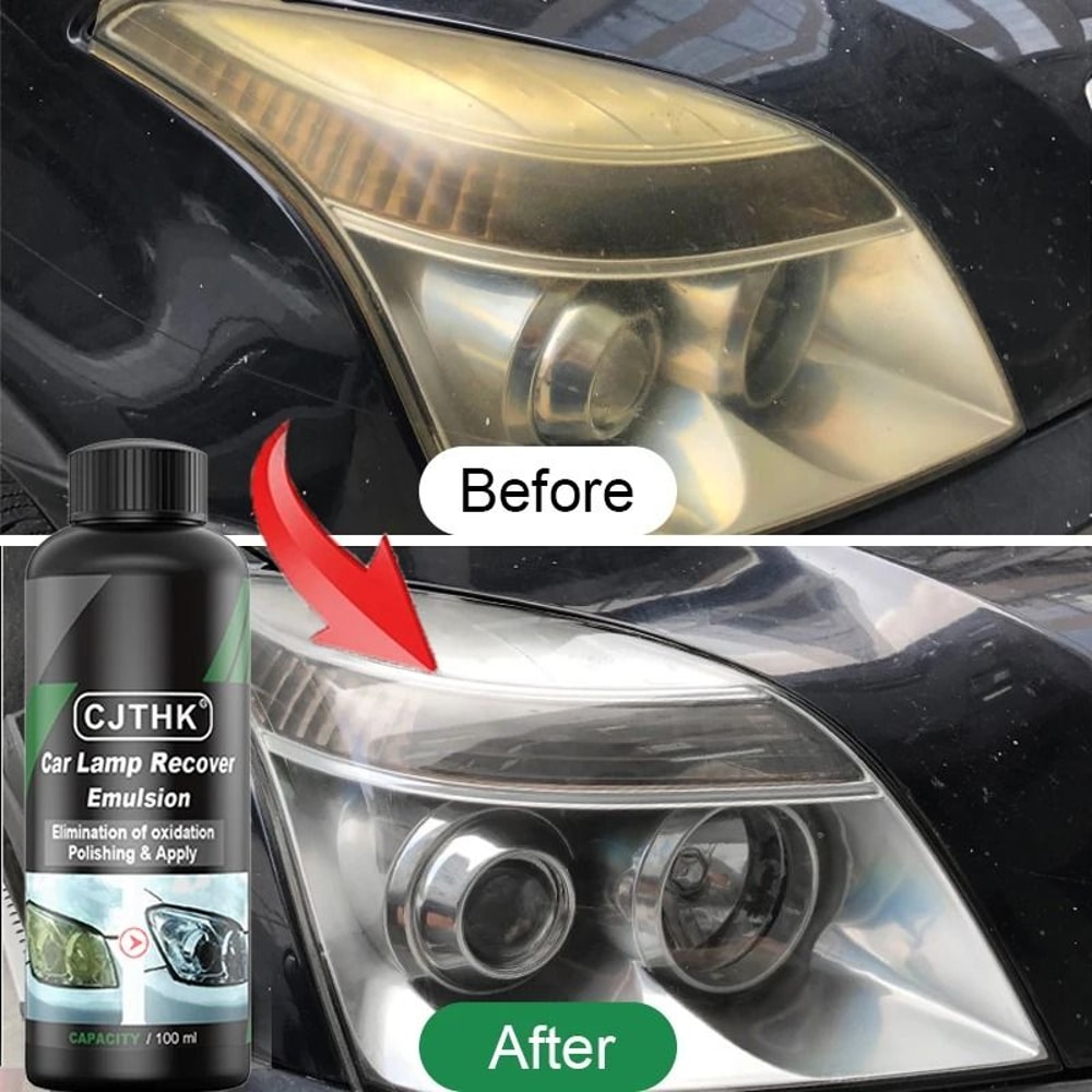 Car Headlight Restoration Polish Kit Scratch And Oxidation Remover 9
