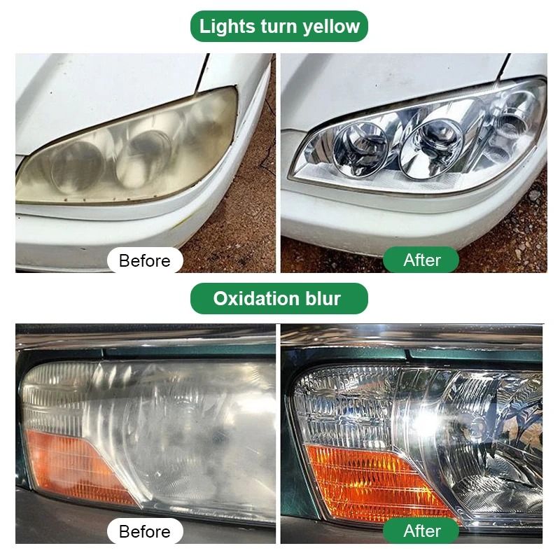 Car Headlight Restoration Polish Kit Scratch And Oxidation Remover 7