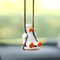 Cool Swing Duck Car Rearview Mirror Ornament 3