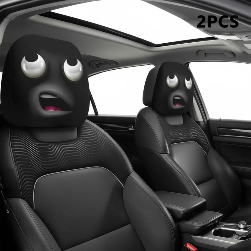 Universal Breathable Car Headrest Cover Set 6