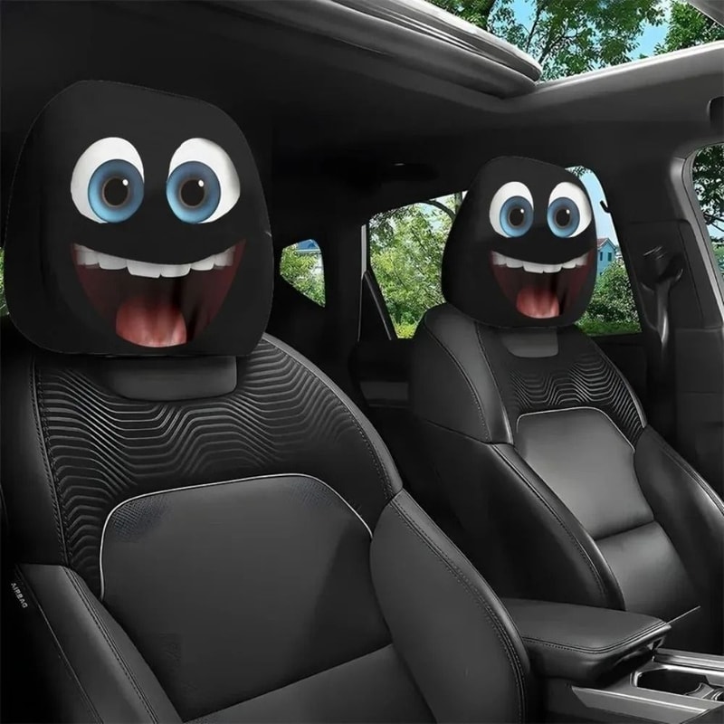 Universal Breathable Car Headrest Cover Set 8
