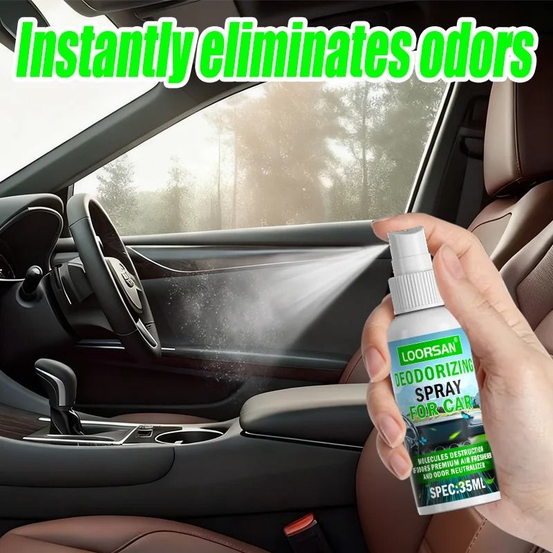 LOORSAN Car Deodorizing Spray Smoke Odor Eliminator 3