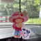 Strawberry Girl Cartoon Car Air Freshener Hanging Ornament Hotel Scent Sachet 3