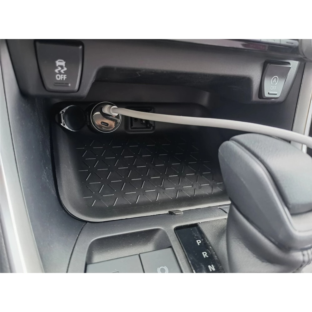 Toyota RAV4 Silicone Center Console Organizer Tray Storage Pad 2020 To 2025 5