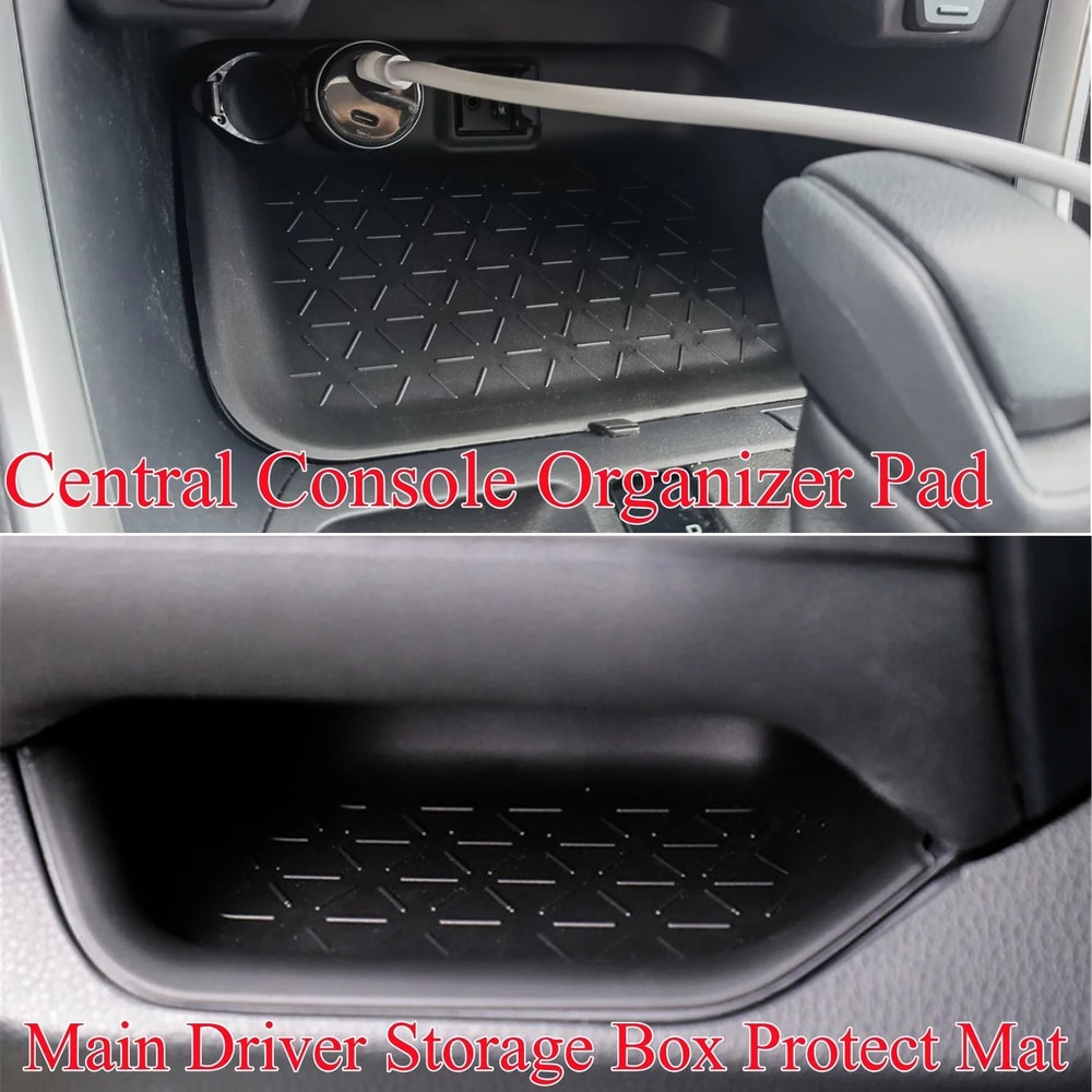 Toyota RAV4 Silicone Center Console Organizer Tray Storage Pad 2020 To 2025 7