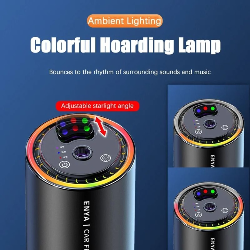RGB Car Perfume Diffuser USB Aromatherapy Air Freshener 6