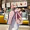 Pink BYD Key Fob Cover Case With Keychain For Atto 3 Han EV Dolphin 3