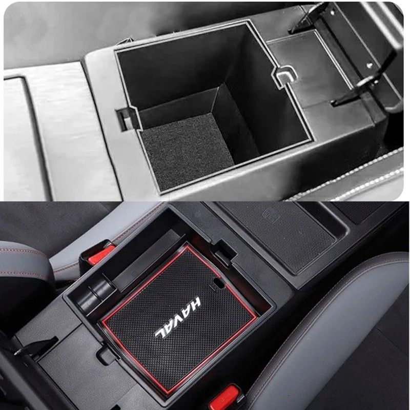 Haval Jolion Center Console Armrest Storage Box Organizer Tray 5