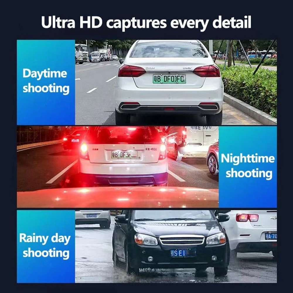 4K WiFi Mini Dash Cam Car Driving Recorder With Parking Monitor 7