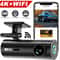 4K WiFi Mini Dash Cam Car Driving Recorder With Parking Monitor 0