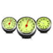 Luminous Car Dashboard Clock Thermometer Hygrometer Ornament 0